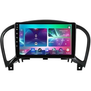 10"" Android 14 Touchscreen Autoradio 2 din met AHD Omgekeerd beeld Bediening op het stuur Bluetooth GPS navigatie Draadloze CarPlay voor Nissan Juke 2010-2014(Q300(6+128G))