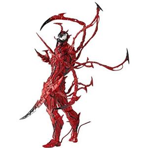 WANSHI Venom figuur, 7 inch gif bloedbad actiefiguur, PVC actiefiguur model figuren, premium held karakter standbeeld speelgoed - kinderen vanaf 4 jaar, rood