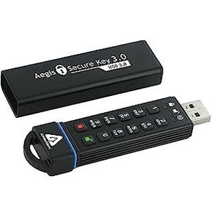 Apricorn - SecureKey - USB-stick - Zwart - 480 GB - IP68, 256-Bit AES XTS Versleuteling
