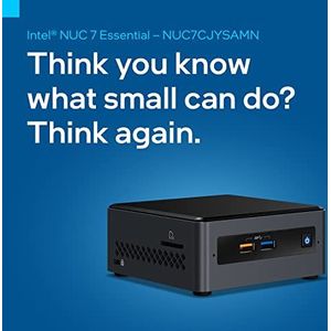 Intel NUC 7 Essential Intel Celeron J J4005 4 GB DDR4-SDRAM 64 GB eMMC Windows 11 UCFF Mini PC Zwart