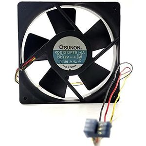 12CM 12025 KDE1212PTB1-6A DC12V 4.8W 3-wire chassis cooling fan