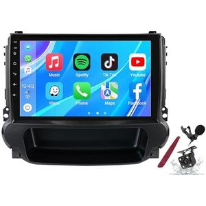 Android 14 Autoradio Stereo voor C-hevrolet Malibu (2012-2015) 9-inch Touchscreen Multimedia Player met Draadloze Carplay GPS Navigatie FM RDS Bluetooth 5G-WiFi SWC DSP,M100s