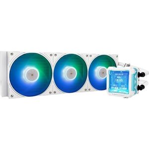 Thermalright FW PRO 360 ARGB WHITE CPU-koeler AIO 320 x 320 IPS LCD-scherm voor AM5 & Intel 1700/1851 krachtige 360 spectra watergekoeld met display