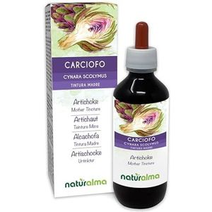 Artisjok (Cynara scolymus) bladeren Alcoholvrije moedertinctuur Naturalma - Vloeibaar extract druppels 200 ml - Voedingssupplement - Veganistisch