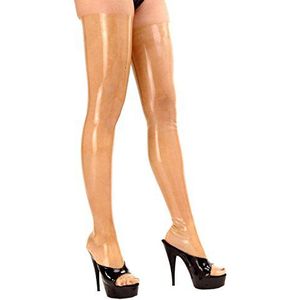 Anita Berg - Latex Overknee kousen transparant - Gr. M