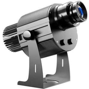 DYSD Zwart 100W Logo Waterdicht GOBO Projector met Afstandsbediening om Ontwerp Vrij Te Maken En Logo voor Bedrijf, Winkel, Winkelcentrum