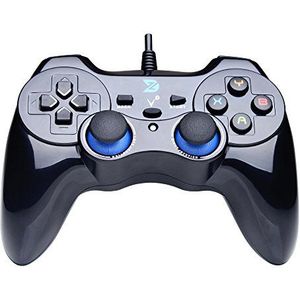 ZD-V+ USB Wired Gaming Controller Gamepad For PC/Laptop Computer(Windows XP/7/8/10/11) & PS3 & Android & Steam - [Black]