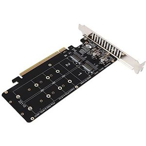 PCIE X16 Naar M.2 M KEY-uitbreidingskaart, LED-indicator voor Desktop -array-uitbreidingskaart