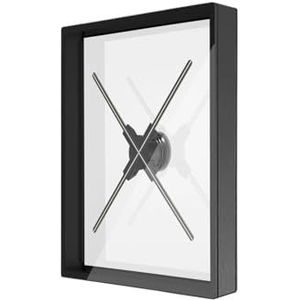 50 cm 3D Fan Hologram Projector Wifi Led Teken Holografische Lamp Speler Afstandsbediening Reclame Display Met Cover(Black)