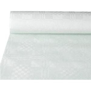 Tafelkleed wit, papier, Tafeldoekrol 1,2m x 10m, tafelkleedrol, 3 rollen