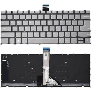 Laptop Toetsenbord Voor voor XiaoXin voor Air 14 IAP8/IAH8/IRP8 Pro IRH8/LRL8/ARH8 voor yoga voor Slim 7 2023X3-14 IAP X7-14 IRH/IRHA(US Gray Backligh)