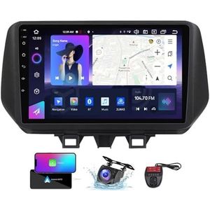 Android 13 Dubbel DIN autoradio voor Hyundai Tucson IX35 2019-2021-GPS Navi | Gratis achteruitrijcamera| 9 inch Scherm met Carplay Android Auto/FM RDS DAB/Bluetooth/SWC/DSP Stereo(NF-4)