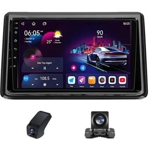 Draadloze Carplay Android 14 Autoradio 2Din 9inch autoradio geldt voor Toyota Noah Voxy R80 2014-2021 met Android Auto GPS-navigatie 9 inch met Bluetooth FM-radio/Achteruitrijcamera(X2)