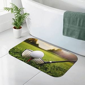 OPSREY Golf Ball gedrukt Diatomeeënaarde zachte vloermat Sneldrogend badkamertapijt Badkamer badmat tapijt