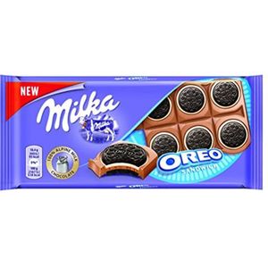 Milka Chocoladerepen | Milka Oreo Sandwich | Pack van 15 | Chocolade Milka | | 52 oz | 1380 Gr