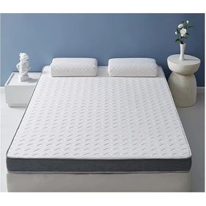 Matras Van Volledige Grootte, Latexmatras, Opvouwbare Tatami-studentenslaapzaal For Thuis, Kingsize Bed, Traagschuimmatras, Queensize Bed, Gemiddelde Stevigheid (Color : White, Size : 80 * 190CM*5CM)