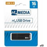 MyMedia - USB Stick - Zwart - 16 GB - USB 2.0