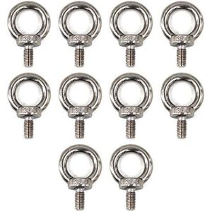 M5 Oogbout 304 roestvrij staal Heavy Duty hefring bout schroeven 10 stuks