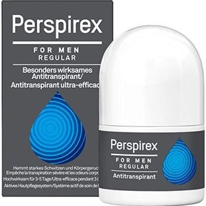 Perspirex Antitranspirant deodorant-roller voor mannen, voor 3 tot 5 dagen bescherming tegen versheid, normaal, 20 ml