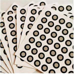 1000 stuks 3D-scanpunten en optische tracking dots diffuse reflectiemarkers for 3D-scanners voor ondersteunde positionering, kalibratie(Non-magnetic)