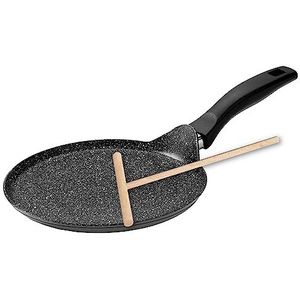 STONELINE® Crêpepan 25 cm, met bestek