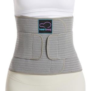 HEERTEEAJ Postpartale buikriem, verstelbare buikriem, lenden- en bekkenriem ter ondersteuning van de buik en rugpijn