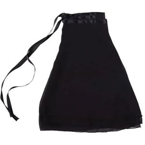 UBOHUZ Klassiek ballet tutu ballerina dansles kostuums volwassen turnpakje danskleding gebonden rok voor vrouwen, Zwart, Eén maat