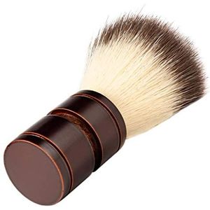 Mannen Premium Zachte Houten Nylon Scheerborstel Professionele Kapsalon Tool