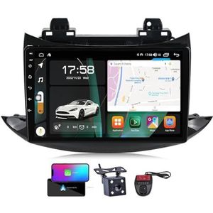 9 Inch Touchscreen Dubbel DIN Autoradio Compatibel met Chevrolet Tracker 3 2013-2020 met Carplay/Android Auto FM RDS DAB+ Radio WiFi 4G Draadloze Bluetooth 5.0 DSP Gesplitst scherm(NF-3)
