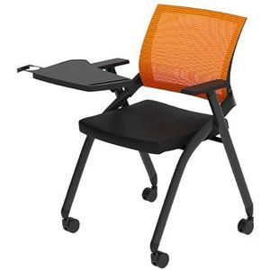 Ergonomische bureaustoel rugleuning, vergaderstoel, veelzijdige opvouwbare Mesh-stoel met lendensteun, computerstoel, executive werkstoel, voor thuiskantoor studie (Color : D)