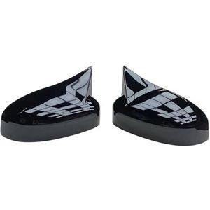 Achteruitkijkspiegelbehuizingen Buitendeur Achteruitrijcamera Case Trim Voor F&ord Voor Focus MK3 2008-2017 Achteruitkijkspiegel Zijspiegel Cover Wing Cap Koolstofvezel Zwart Achteruitkijkspiegelbehui