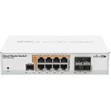 Mikrotik - CRS112-8P-4S-IN - Switch - Wit - 8 Poorten - 4 SFP