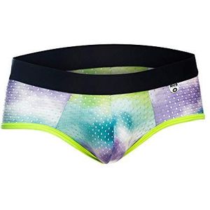 MALEBASICS MOB Aero Slip (M, GreenTieDie), Greentiedie, S
