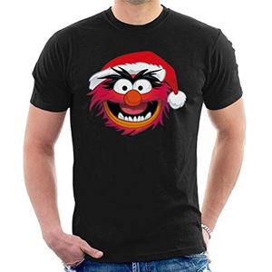 Disney Kerst Muppets Dierendragen Feestelijke Hoed Mannen T-Shirt