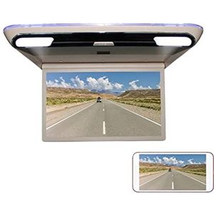 Draagbare dvd-speler voor videospelers op hoofdsteunen in auto's Auto Monitor 19 Inch Lcd-scherm 1080P Auto Video Spelers Auto Plafond TV Dak Mount Display HDMI FM speaker Link met HD-roterend scherm