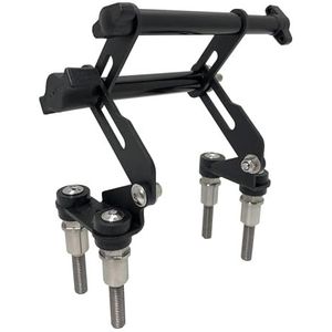 Motorfiets Mobiele Telefoon Houder Navigatie Houder Vervangende Onderdelen Voor F700GS F800GS F700 GS F 700GS F800 GS 2008-2017 (Color : C Adjustable BIack)