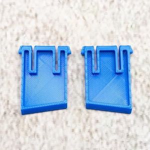 ULEIVA Vervanging toetsenbordvoetjes blauw 1 paar (2 stuks) compatibel met Logitech G213 toetsenbord reserveonderdeel toetsenbordstandaard keyboard voeten (blauw)