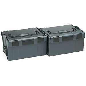 Bosch Sortimo L Box 238 Gereedschapskoffer, leeg, grote kunststof gereedschapskist, ideale assortimentskoffer, groot