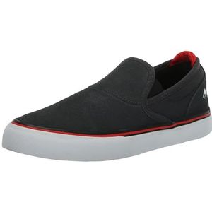 Emerica WINO Sneakers voor volwassenen, uniseks, Donkergrijs Zwart Rood, 45.5 EU