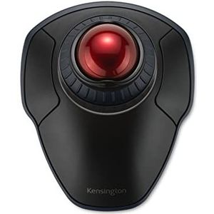 Kensington Orbit draadloze trackball met scroll ring - zwart-rood (K70990WW),
