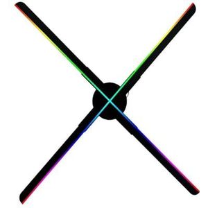 3D Fan Hologram Projector Wandmontage Wifi LED Holografische Lamp Speler Afstandsbediening Reclame Display Ondersteuning Afbeeldingen En Video Levendige beelden
