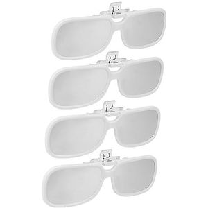 Kunststof Zonsverduisteringsbril, Zonsverduisteringsbril, 4 Stuks, Scherper Oranje Afbeelding Om Te Zien