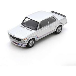 Spark 1:18 Hars modelauto compatibel met BMW 2002 Turbo (1973) in zilver