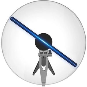 Hologram-ventilator, 3D holografische projectorventilator – desktopmodel, afstandsbediening for foto's en video's