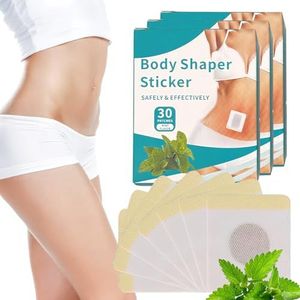 Sporgo Afslanken patch 120 stuks: slanke patch afslanken snelle vetverbrander, afslankpleister gewichtsverlies pleister vetverbrandingsplaat voor bierbuik, buikvet taille, emmer taille