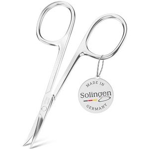 TITANIA Solingen Huidschaar met dunne punt (9,5 cm) • Nagelriemschaar Solingen • Professionele huidschaar van koolstofstaal • Made in Germany