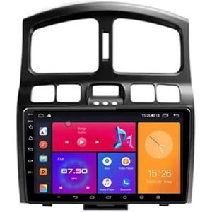 Android 13 Autoradio 9 inch Touch scherm dubbele Din auto stereo voor Hyundai Santa Fe SM 2000-2012 met Bluetooth/FM radio/wifi/USB/stuurwielbediening/GPS(4 Core 2+32G)