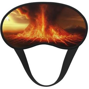 Volcano Slaapmasker voor zijslaper, lichtblokkerende nachtmaskers voor slapen oogmasker voor vrouwen mannen oogbedekking zachte comfortabele oogschaduw voor reizen, dutje