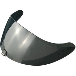 Motorhelm vizier lens, Helmvizier, R420 Helmschild Vervangend helmvizier for R420 Helmlens Zonnebescherming Windscherm (Zwart - Alleen for gebruik overdag)(Black-day Use Only)