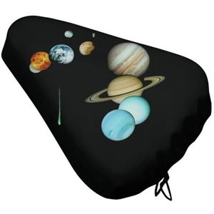 Planeten En Kometen Fiets Stoelhoes Waterdichte Fiets Seat Kussen Cover Protector Zadelhoes Voor Outdoor Fietsen
